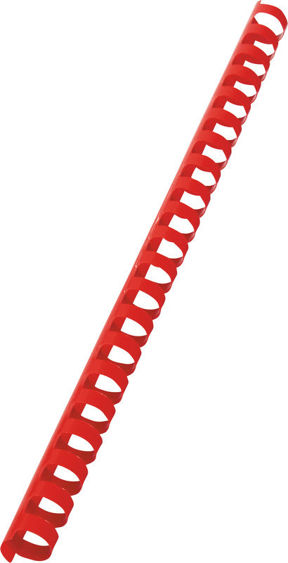 GBC Bindedisc-Ringe – für A4 – Ø 16 mm, rot, Kunststoff – 100 Stk.