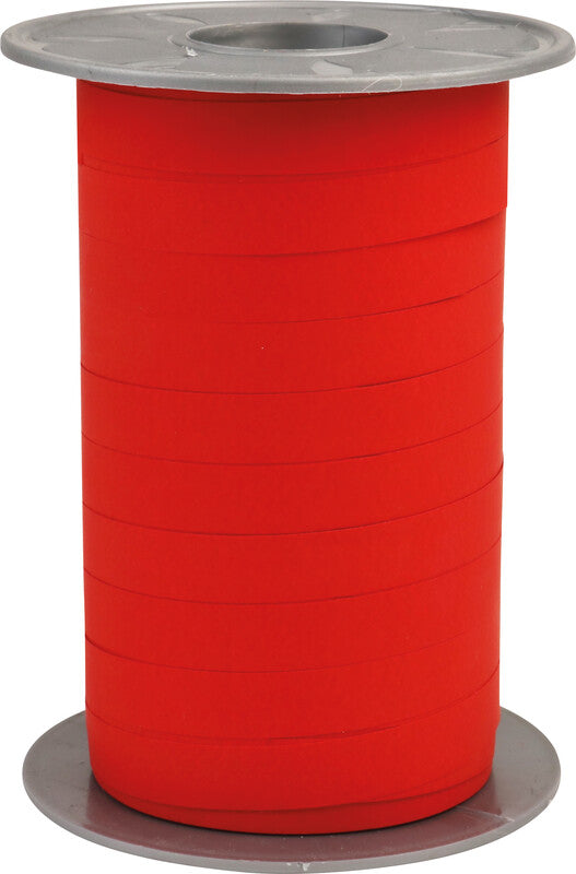Präsent Geschenkband – Opak, Rot – 10 mm × 200 m – Kunststoff