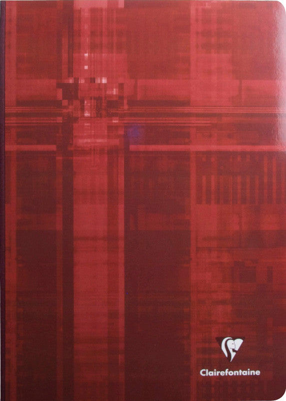 Clairefontaine Notizheft, A4, kariert, Leinenrücken, Karton, 288 Seiten, 90 g/m² – sortiert