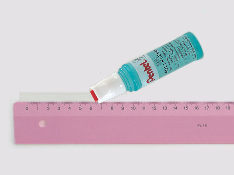 Pentel Roll'n Glue Rollkleber – Roller, permanent, transparent, tropffrei, auswaschbar, für Papier, Karton