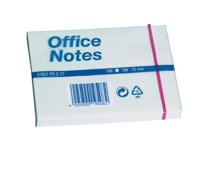 tesa Haftnotizen – 100 × 75 mm – gelb, 100 Blatt/Block