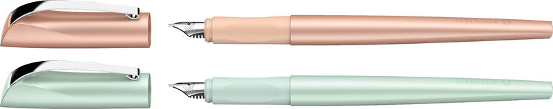 Schneider AG Schneider Callissima Kalligrafie – Bandzug 1,1 mm – für Rechts- & Linkshänder – Mint, Bermuda Blue – Patronen