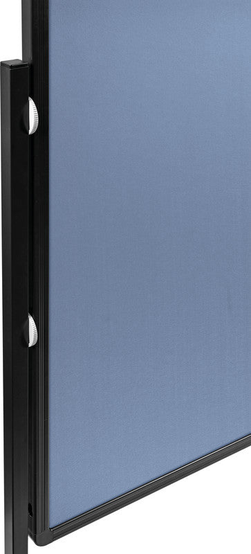 Legamaster Pinnwand – Filz, Alurahmen – 120 × 150 cm, Blaugrau