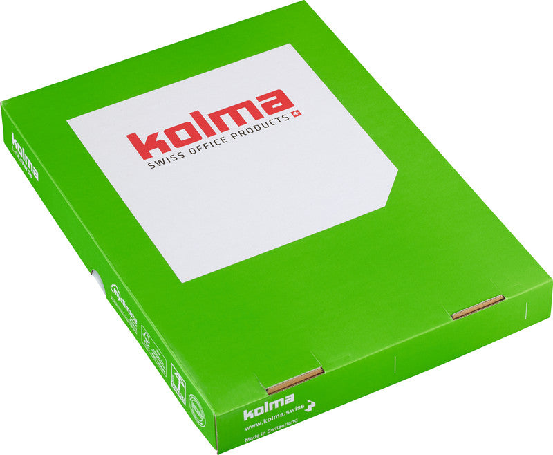 Kolma Sichtmappe A4 – Blau, Kunststoff, Matt, 110 µm, 10er-Pack