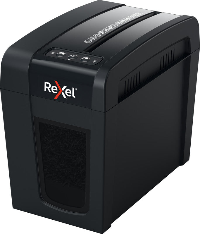 Rexel Secure X6-SL Slimline – Aktenvernichter, DIN P-4, Partikelschnitt 4 × 40 mm, 6 Blatt, 10 l, A4