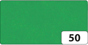 Folia Seidenpapier satiniert – Grün – 50 × 70 cm, 13 Bogen