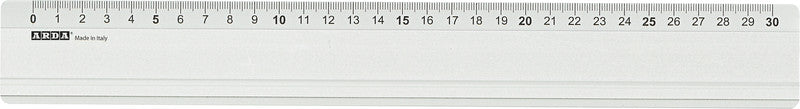 ARDA Wandtafel-Lineal 50 cm – Aluminium, Silber, mit Tuschekante, rutschfest