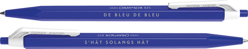 Caran d-Ache Caran d'Ache 825 SO SWISS Kugelschreiber – 30er Pack, Blau, Spitze 1,0 mm, Druckmechanik