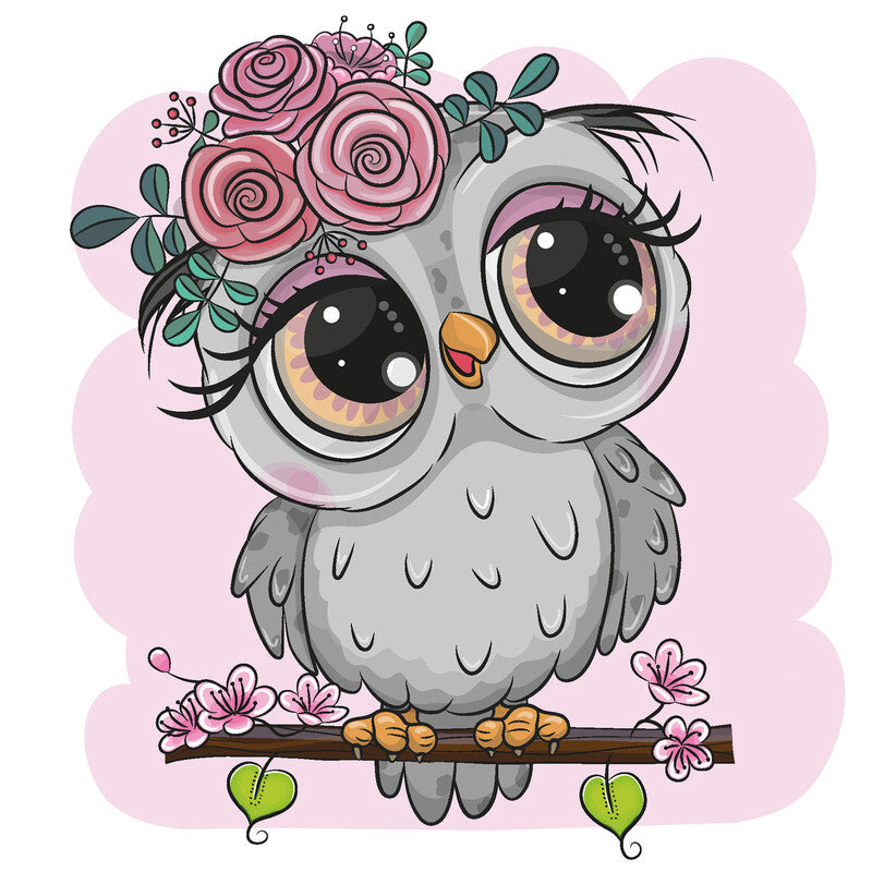 Fasana Servietten Cartoon Eule – 33 × 33 cm – 3-lagig, Tissue – 20 Stk., FSC