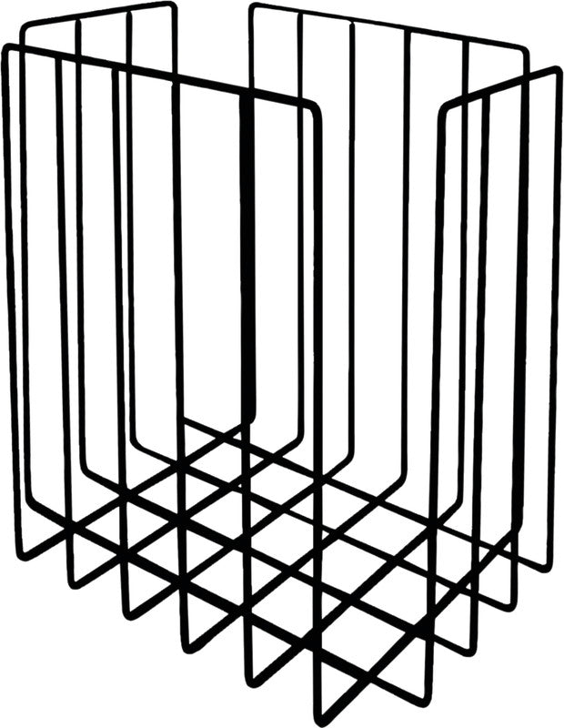 Abel Zeitungsbinder – Chrom, Schwarz, 370 × 370 mm – für Format C4