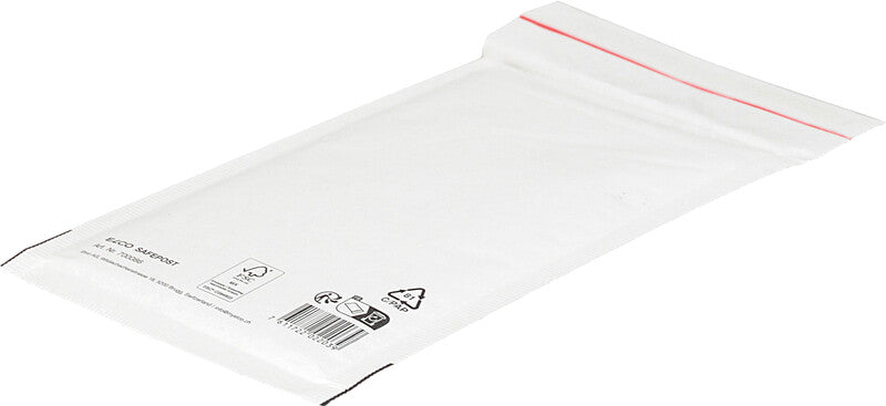 Elco Luftpolstertasche – 120 × 210 mm, weiss, selbstklebend