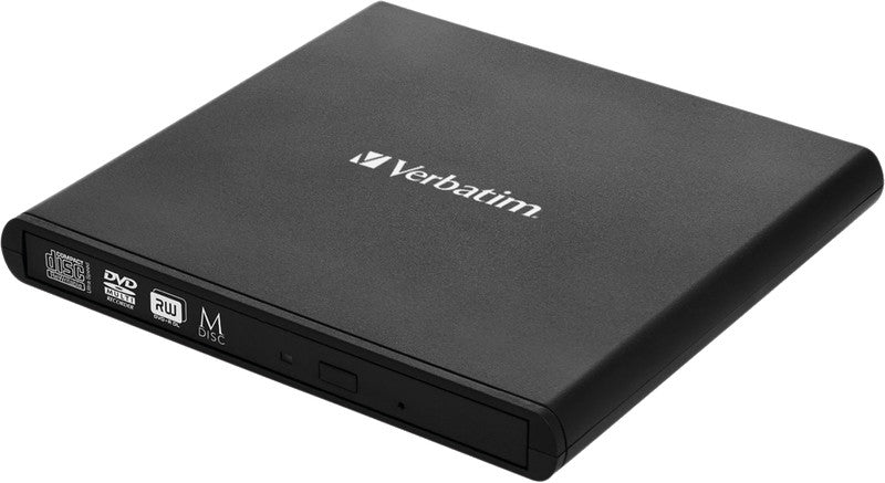 Verbatim CD/DVD-Brenner – USB 2.0, Slimline, für Windows XP, Vista, 7 und weitere