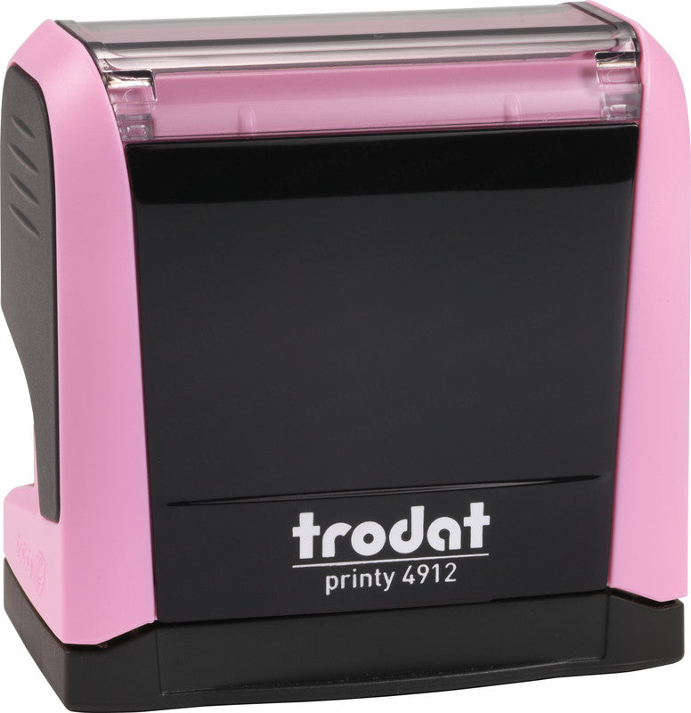 Trodat Motivstempel Printy 4912 – Motiv: zum Selbersetzen, Kunststoff, 47 × 18 mm