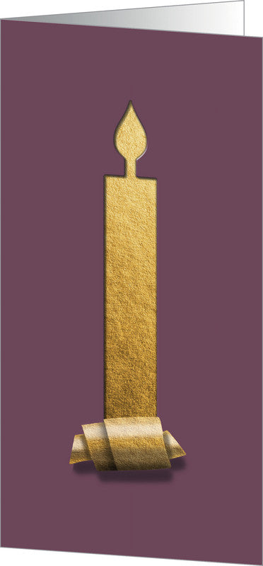 Sigel Weihnachtsgrusskarte (Gold im Ausschnittstil) – 220 × 110 mm – mit Umschlägen, für Inkjet/Laser/Kopierer