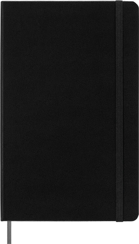 Moleskine Notizbuch, Leimbindung, Hardcover, 176 Seiten, 100 g/m² – schwarz, für MOLESKINE Notes-App