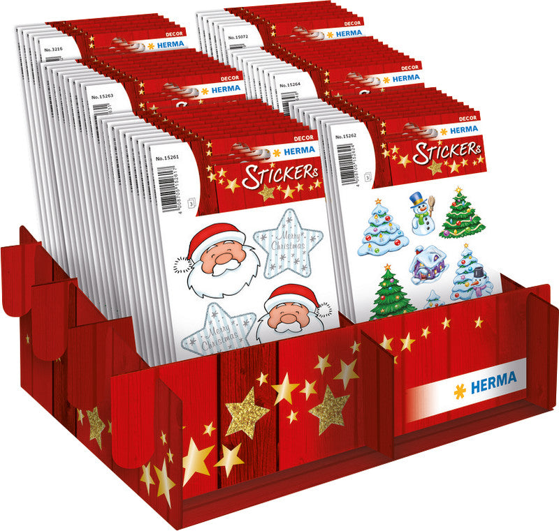 HERMA Schmucketiketten, Dekor Weihnachten – 84 × 120 mm – sortiert