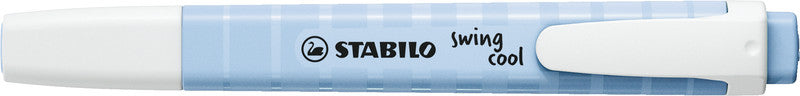 STABILO swing cool Pastel Edition Textmarker himmelblau – Keilspitze, 1–4 mm