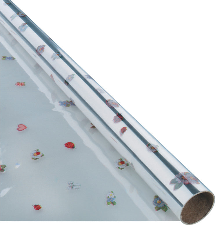 Folia Geschenkfolie – 6 Motive sortiert – Kunststoff, 17–19 Mikron – 70 cm × 2,5 m