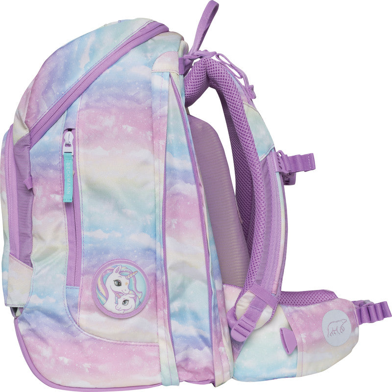 Beckmann Schulrucksack Active Air Flx – 6-teilig – Unicorn