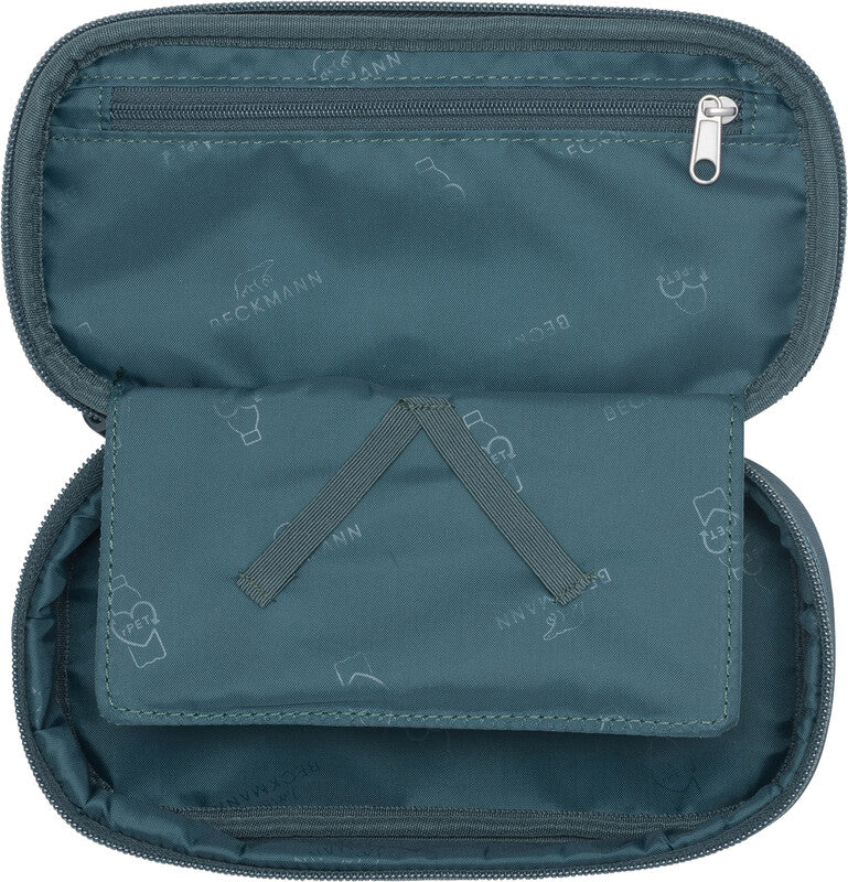 Beckmann Sport Jr. Schlamperetui, leer – Dunkelgrün – Kunststoff – 22,0 × 11,0 × 5,0 cm