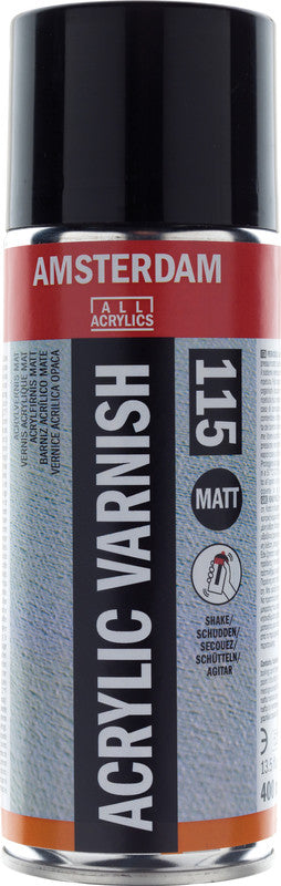 Royal Talens Fixierspray – Farbspray – Transparent, matt, 400 ml