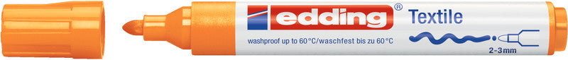 Edding Textilmarker für Permanentmarker – Neonorange