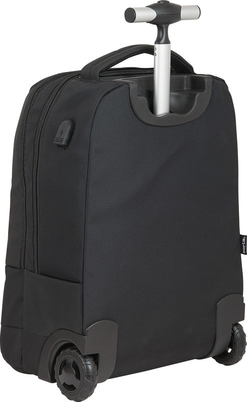 Safta Notebook-Trolley – 28,9 l, für Notebooks bis 15,6", Nylon, schwarz, 32 × 43 × 21 cm