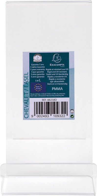 Exacompta Tischprospekthalter L 88258D – transparent – Acryl – 100×110×151 mm
