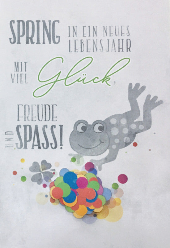 Kurt eulzer Grusskarte Geburtstag – A6 (105 × 148 mm) – Text DE, Karton