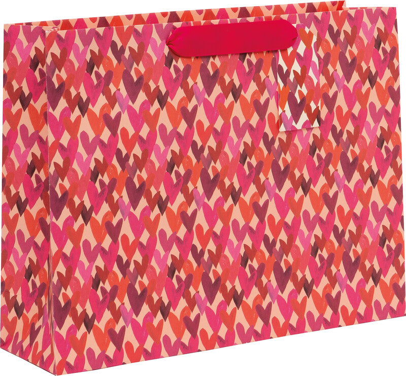 Glick Tragetasche – L'Amour, Muttertag – matt, mit Ripsband – 355 × 275 × 100 mm