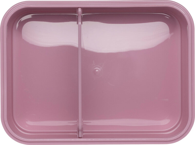 Beckmann Lunchbox – 1,7 l – auslaufsicher, mit Innenteiler – PP – pink – 18 × 14 × 7 cm