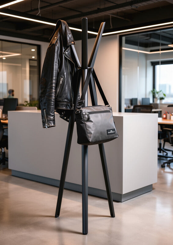 Durable Garderobenständer – Aluminium – Schwarz – 1'600 mm