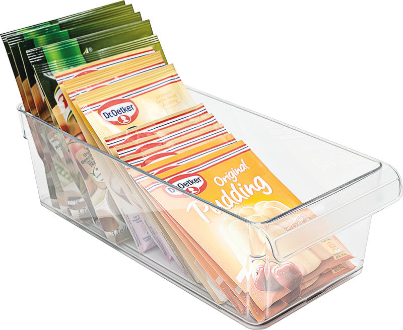 Rotho Kühlschrank-Organizer Loft – 3,1 l – Henkel, spülmaschinenfest – Kunststoff – transparent