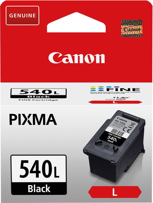 Canon Tintenpatrone PG-540L, Schwarz, 300 Seiten – für Tintenstrahl- und Multifunktionsdrucker