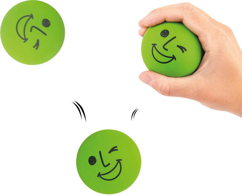 Trendhaus Springball Crazy Faces – Ø 6 cm, Kunststoff
