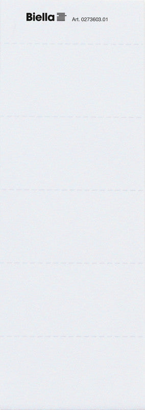 Biella Schuletiketten – 60 × 14 mm, 50 Stk, Papier
