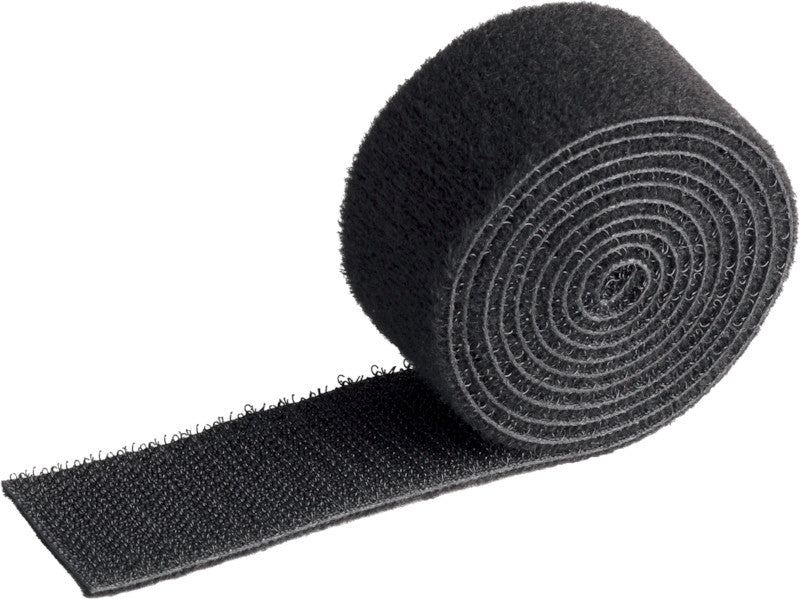 Durable Klett-Kabelbinder – 3 mm × 1,00 m, Kunststoff, Schwarz, zuschneidbar