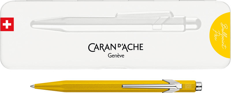 Caran d-Ache Kugelschreiber – Gelb, Aluminium