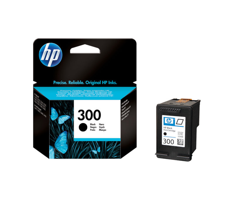HP Tintenpatrone 300, Schwarz – für Tintenstrahldrucker/Multifunktionsgeräte