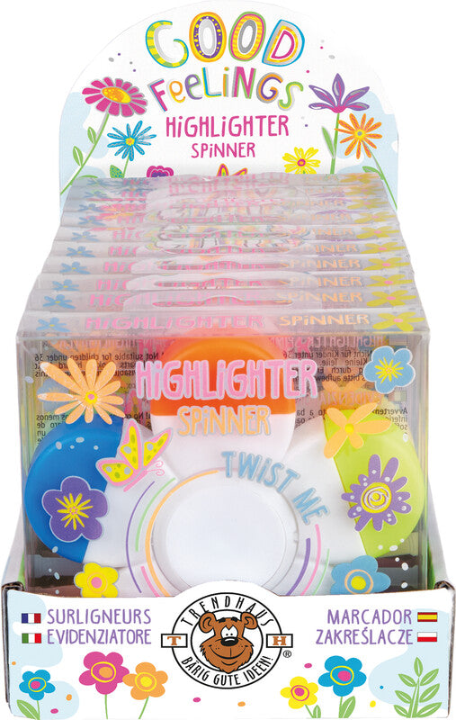 Trendhaus Good Feelings Textmarker Set 5 Neonfarben – Keilspitze, 4 mm