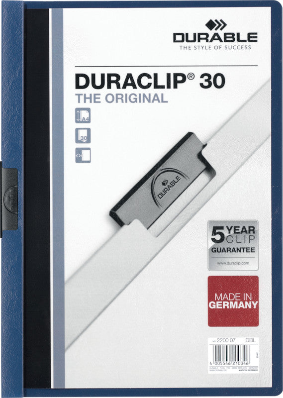 Durable Konferenzmappe – A4, Kunststoff, Dunkelblau