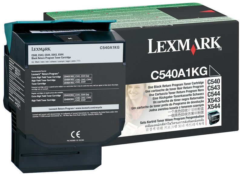Lexmark Toner – schwarz, 1000 Seiten