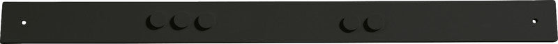 Berec Magnetleiste – 80 × 1000 mm, schwarz, wiederablösbar, magnetisch