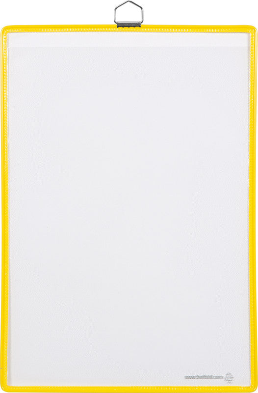 Djois Sichttafel – 230 × 325 mm, gelb, Kunststoff, für A4