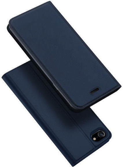 Dux Ducis Booklet-Hülle Skin Pro – für Apple iPhone SE (2020) – blau – mit Kartenfach, Magnetverschluss
