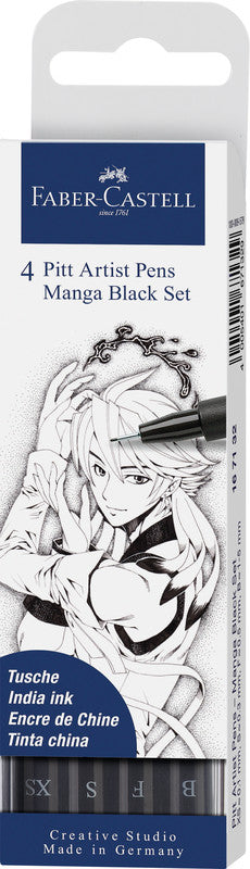 Faber-Castell Filzstifte, wasserfest, 4 Stk.