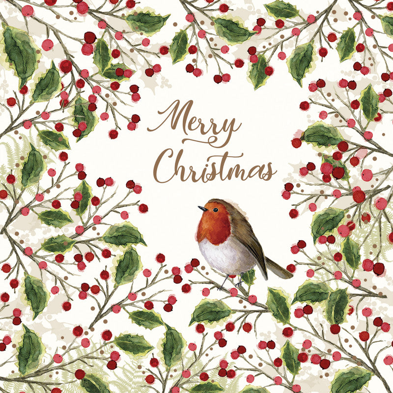 Ppd Servietten Merry Bird – 33 × 33 cm – 3-lagig, Tissue – 20 Stk., FSC