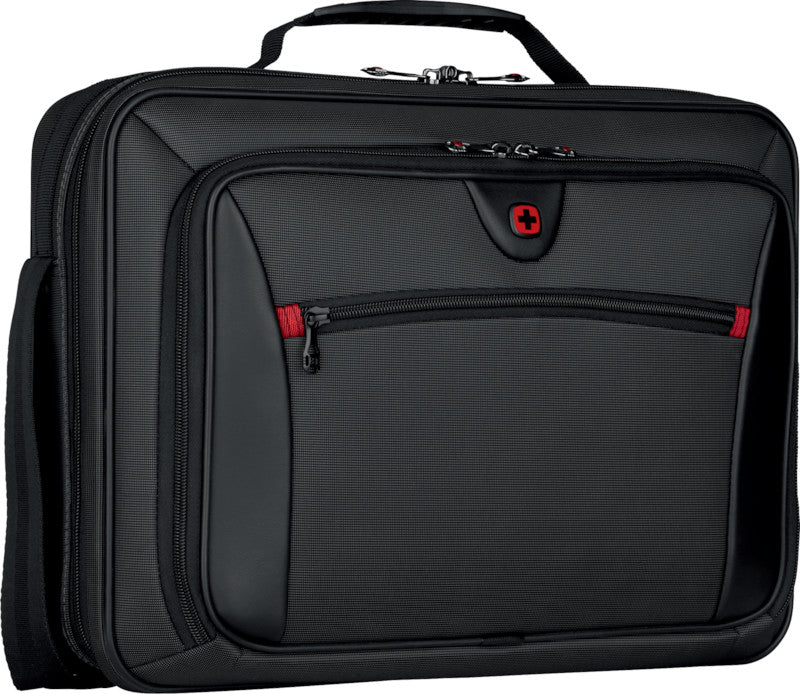 Wenger/SwissGear Wenger Insight Notebook-Tasche – für Notebooks bis 15,6", 10 l, wasserabweisend, Aufsteckfunktion, Nylon