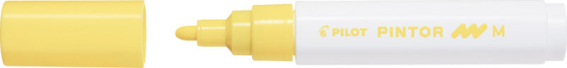 Pilot Pintor Pigmentmarker – Rundspitze, 1,4 mm, pigmentiert, wasserbasiert, gelb