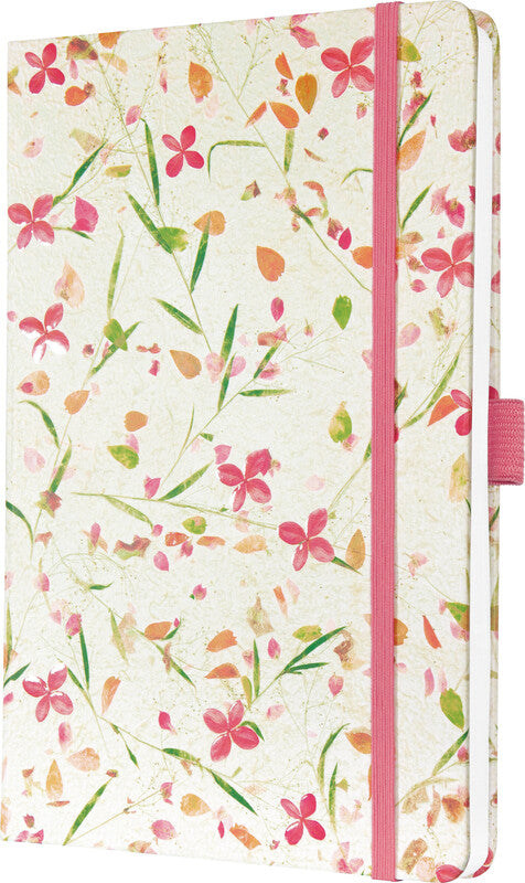 Sigel JOLIE Agenda – 1 Woche/2 Seiten, gebunden, A5, 2027, mehrsprachig, Bloom Pink, FSC